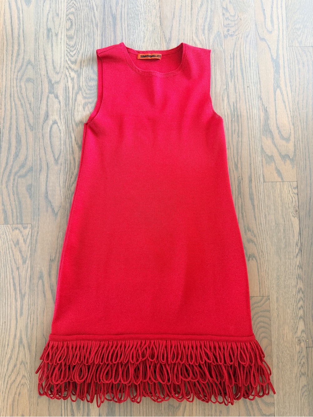 Simon Miller Albert’s Knit Mini Dress in Lucky Red